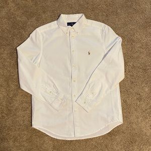 Ralph Lauren Boys white Oxford button down.